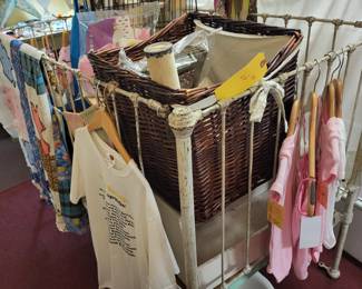 Baby clothes and accessories.