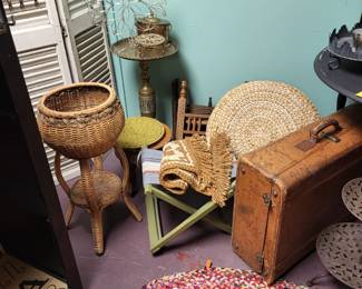 Various ethnic home decor vintage and newer.