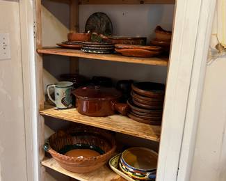 Old Mexican pottery. Hand painted.