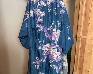 Turn of the century Kimono hand embroidery $150