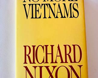 "No More Vietnams" by Richard Nixon.  Signed 