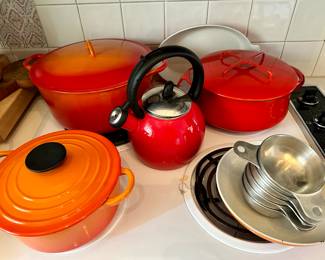 Le Creuset, Dansk and other cookware