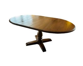 Pedestal Table with leaves.  
