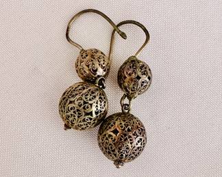 Silver Filigree Earrings