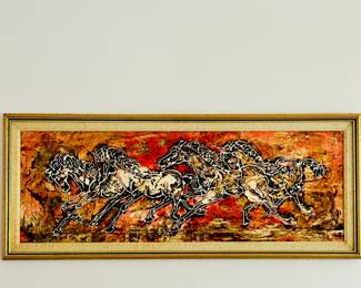 Galloping Horses, Original Art