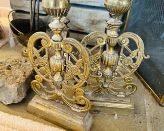Brass Andirons