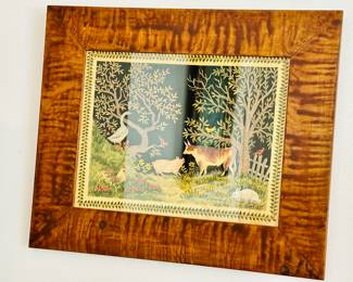 Farmyard Scene by Claudia Hopf