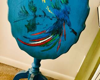 Painted Tilt Top Table