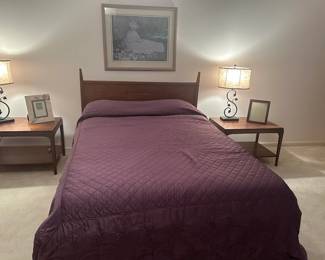 Lane MCM Bed, dresser and high boy