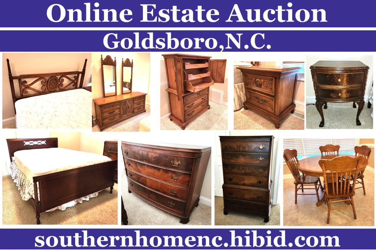 Goldsboro N.C. online estate AUCTION (deceased) starts on 1/19/2024