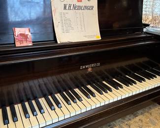 Vintage OM Wuertz baby grand piano