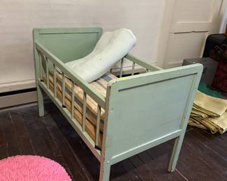 antique crib