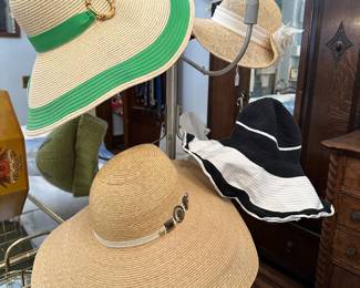 Ralph Lauren and Laura Ashley hats