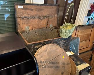vintage wooden boxes
