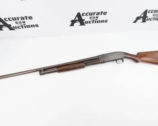 The Winchester Model 1912 (also commonly known as the Model 12, or M12) is an internal-hammer pump-action shotgun with an external tube magazine. Popularly named the Perfect Repeater at its introduction, it largely set the standard for pump-action shotguns over its 51-year high-rate production life. From August 1912 until first discontinued by Winchester in May 1964, nearly two million Model 12 shotguns were produced in various grades and barrel lengths. Initially chambered for 20 gauge only, the 12 and 16 gauge versions came out in 1913 (first listed in the 1914 catalogs) with this shotgun being produced in 1922 based on the serial number (293800). This shotgun is chambered in 12 ga. The firearm is in excellent condition, showing minimal signs of use and wear. 