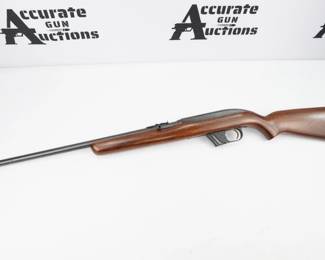 The Winchester Model 77 was an American semi-automatic .22 caliber sporting rifle produced by the Winchester Repeating Arms Company from 1955 to 1963. Notable for having variants with two different feed modes, the Model 77 was one of Winchester's last semi-automatic .22 caliber repeater designs. This 77 was manufactured in 1960 and features one magazine and a 21” barrel. The rifle is in excellent condition, showing normal signs of use and wear. 
