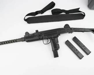 The Uzi Pistol was introduced in the 1980s as a civilian version of the military Uzi. It featured a shorter barrel and a smaller magazine capacity, and it was marketed primarily to law enforcement and private citizens for self-defense purposes. It has been widely exported and is used by militaries, law enforcement agencies, and civilians around the world. The Uzi remains a symbol of Israeli ingenuity and innovation in the field of firearms design. This model A is chambered in 9mm and sold with a non factory case and 3 original magazines. The Uzi is in excellent condition and was manufactured in 1980. 