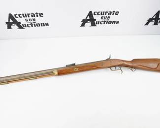 Connecticut Valley Arms .50 cal Black Powder Percussion Muzzleloading Rifle. This rifle was made in Spain chambered for .50 caliber .Stock is a one-piece smooth wood with straight grip, patch box, and metal butt plate. Octagon barrel and ramrod. This Rifle is in excellent condition showing normal signs of use and wear. 