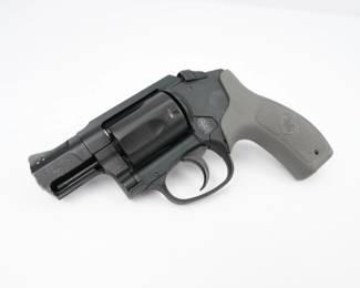 Chambered in .38 S&W Special +P, the M&P BODYGUARD BG38 continues Smith & Wesson’s broad line of reliable, small-frame self-defense revolvers. The M&P BODYGUARD BG38 delivers the optimal combination of accuracy and simplicity for personal protection needs. With its lightweight design, the M&P BODYGUARD BG38 allows for discreet carry and its hammerless design provides a snag-free presentation. The five-shot revolver features a short 1.875-inch barrel, which contributes to a compact overall length of 6.6 inches and an empty weight of 14.2 ounces. Lightweight and simple to use – nothing protects like a BODYGUARD. Comes with an integrated Crimson Trace Integrated Red Laser. This Revolver is in excellent condition showing normal signs of use and wear.