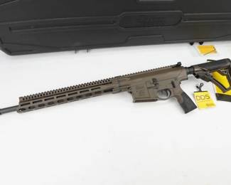 The DD5 V4, chambered in either 6.5 Creedmoor or 7.62x51mm NATO, provides users of the Daniel Defense semi-automatic platform even greater long-range precision shooting capability. The highly popular 6.5 Creedmoor takes advantage of superior ballistic coefficients to offer both flatter trajectories and reduced wind drift at levels normally reserved for much heavier recoiling long action calibers. These gains in ballistic efficiency help the modern shooter stretch the effective range out to 1,000 meters or more. This highly accurate and durable rifle includes an adjustable gas block that allows for a consistent feel whether shooting suppressed or unsuppressed. The perfected bolt carrier group reduces overall recoil impulse and is easy to maintain and operate in all conditions. This Rifle comes with the Original case and 1 mag.This Rifle is in excellent condition showing little signs of use .