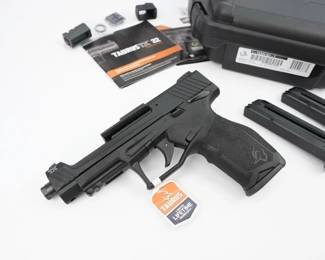 The TaurusTX 22 is the most advanced 22LR rimfire pistol on the market. Engineered to deliver best-in-class accuracy and reliability, this rimfire polymer sporting pistol shoots and feels every bit like a custom-tuned competition model-without any costly upgrades or modifications. This pistol comes with the original box and 3 mags. This pistol is in excellent condition showing minimal signs of use. 