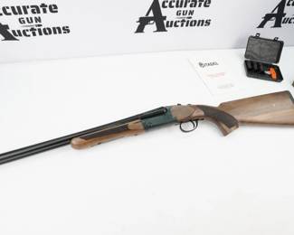 CITADEL BOSS SS COACH 20GA, SIDE BY SIDE 18.5" BLK/NICKEL. This side by side shotgun from Citadel is chambered for 20 Gauge. The CITADEL BOSS SS shotgun features a barrel length of 18-1/2" , accepts 3" shells and reflects the quality firearm craftsmanship expected from Citadel. This shotgun is in excellent condition.