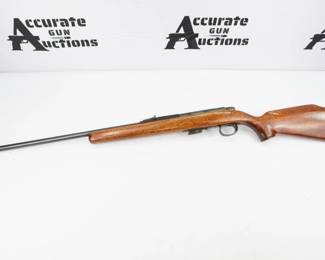 The 5 mm Remington Rimfire Magnum or 5 mm RFM is a bottlenecked rimfire cartridge introduced by Remington Arms Company in 1969. Remington chambered it in a pair of bolt-action rifles, the Model 591 and Model 592, but this ammunition never became very popular, and the rifles were discontinued in 1974. This 591M is in excellent condition, showing minimal signs of use and wear and is sold with one magazine.