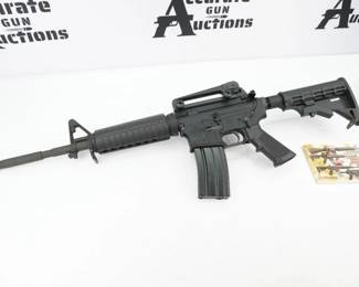 This Bushmaster Model XM15-E2S is a right hand semi-auto tactical rifle in . 223 Rem/5.56 Nato It has an 16 inch plus flash suppressor barrel with a 1/9 twist.The standard XM-15 has a forged 7075T6 aircraft-grade aluminum upper and lower receiver. Barrels of XM-15 firearms have a heavy profile and are hard chrome-lined 4150 alloy steel or 416 stainless steel. This Rifle comes with box. This rifle is in excellent condition showing normal signs of use and wear. 