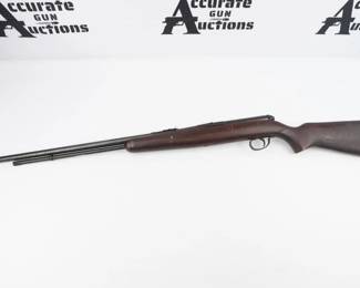 NO SERIAL NUMBER. The Remington Model 550 was made from 1941 to 1971. Prior to 1968, a serial number was not required on firearms. You won’t find it on popular retailers like Brownells or Sportsman’s. The 550-1 is an interesting design in that, because of the tube and configuration of the chamber, it can take either .22 long, long rifle or short ammunition. With short rounds, you’ll get more capacity, but keep in mind that sometimes rifles have a hard time cycling short ammunition, so most people stick with .22 LR ammunition. This rifle is in Good condition showing normal signs of use and wear.