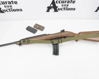 The M1 carbine (formally the United States Carbine, Caliber .30, M1) is a lightweight semi-automatic carbine that was issued in the U.S. military during World War II, the Korean War and the Vietnam War. The M1 carbine was produced in several variants and was widely used by paramilitary and police forces around the world after World War II. This is a nice example of a Winchester M1 Carbine from 1944. It's Winchester parts throughout, including receiver, stock, handguard, barrel, trigger group, bolt and more. Stock is in great shape. Comes with 3 Mags. This rifle is in great shape with normal use and wear. 