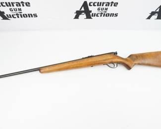 The Springfield Model 120A is an economy version of the Stevens Model 15 .It is chambered for the .22 long Rifle cartridge, however, you can safely fire both .22 Short and .22 Long cartridges interchangeably. This is not an unusual situation, particularly on economy or utility grade firearms. This Rifle is in Excellent condition showing normal signs of use and wear. 