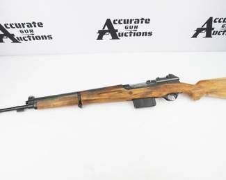The FN49 was produced for 8 primary contracts. This particular rifle was produced as part of the 4th contract which was for 6,306 rifles for Luxembourg. This one has the large “AL” marking on the top of the receiver that identifies the rifle as a Luxembourg contract FN 49. It is chambered in .30-06 Springfield and has a strong bright bore. The stock finish has been altered on this rifle. 
