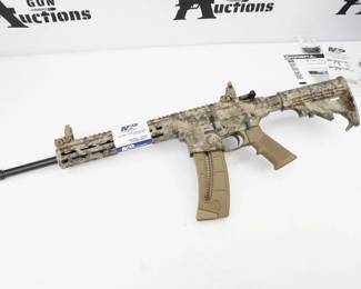 The Smith & Wesson M&P15-22 is a .22 Long Rifle variant of the Smith & Wesson M&P15 semi-automatic rifle, but is blowback-operated rather than direct impingement-operated. It is intended for recreational shooting and small game hunting. This Rifle comes in the original Box and is in Excellent condition. 