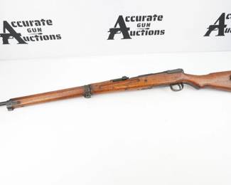 Introduced to service in 1939, the Type 99 was chambered for the 7.7x58mm Japanese cartridge. With a 0.312-inch bore, it was nominally a .30-caliber rifle intended to replace the 6.5x50 cartridge in Japan’s Type 38 rifle. War stress curtailed the transition, and both battled through the war. While only in service until 1945, there were some 3.5 million Type 99s manufactured. This 99 has a serial number of 7999 and is in excellent condition, showing normal signs of use and wear. 