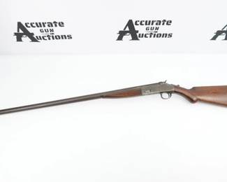 The Bay State Arms Company was a Massachusetts-based maker of single-barrel shotguns and falling block rifles. It operated from 1870 to 1902.The company was founded in Worcester, Massachusetts in 1870..?1873–1874 it was moved to Uxbridge, Massachusetts. Local references in Uxbridge date the company in the 1880s located on the Mumford River at Seth Reads old Gristmill established in the 1770s. It appears that around 1874 the company was discontinued. The business was reorganized in 1880 in Worcester, Massachusetts making "Bay State Gun" branded firearms. In 1909 the company was purchased by Hopkins & Allen Arms Company of Norwich, Connecticut which continued to use the "Bay State" brand name on single-barrel shotguns.This rifle appears to have a crack in the stock and is in shootable condition with signs of use and wear. 