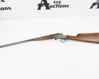 Take a look at this great little piece of history. The Stevens 14 1/2 was introduced in 1911 and listed in their catalog until at least 1935. It was considered a "boy's rifle" and was of a basic rolling block design. It sold for only $3.00 when first introduced, but like all Stevens rifles, it was well-made, accurate, and a solid value. The earlier versions had case-hardened receivers and were roll-marked "Stevens Arms and Tool" (until 1916). After 1916, the roll mark changed to "Stevens Arms Company". This rifle is in good condition showing normal signs of use and wear.