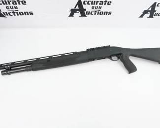 This is a Weatherby SA-459 12ga manufactured in Turkeys is the shotgun of choice for harvesting Toms. Featuring rubberized pistol grip puts the trigger hand in perfect alignment for shooting from a seated position. It has synthetic stock and a removable picatinny rail for a scope. This shotgun is in excellent condition showing normal signs of use and wear. 