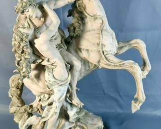Giuseppe Armani Florence Sculpture d'Arte Porcelain Figurine, The Embrace, 21" Tall, Art.1011-T, With Original Box