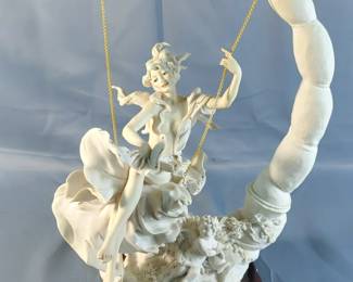 Giuseppe Armani Florence Sculpture d'Arte Porcelain Figurine, Summertime, 16" Tall, Art.0485-F, With Original Box