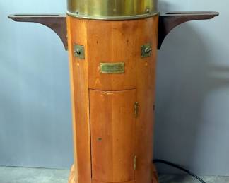 Kelvin & Wilfrid O. White Company Sailing Ship Binnacle (Stand Intended To House The Ship's Compass), SN# 8525, 38" Tall