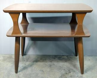 Midcentury Modern End Table, 22" x 28" x 16"