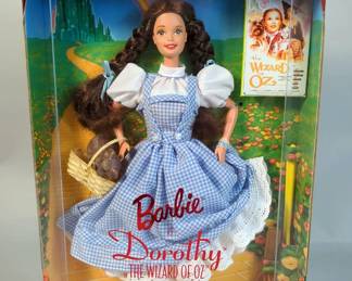 Barbie As Dorothy In The Wizard Of Oz Collectors Edition, And Trevco Dorothy Doll, Both NIB