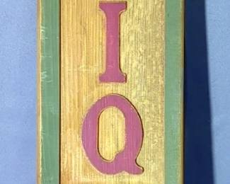 Wall Hanging "Antiques" Wooden Sign, 32" x 6"