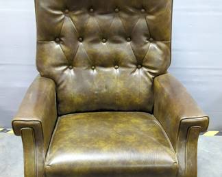 Vintage LA-Z-BOY Chair Co Style 849 Faux Leather Rocker/Recliner Chair, 39" x 33" x 26"