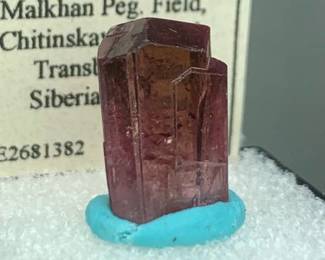 Elbaite - Malkhan Peg. Field Siberia, Russia