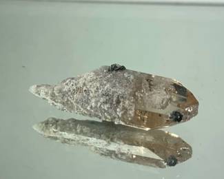 Bixbyite on Topaz - Dugway Pass, Utah