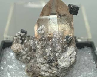 Topaz with Bixbyite - Dugway Pass, Utah