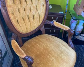 Victorian parlor chair