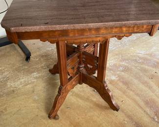 Victorian Italian marble side table