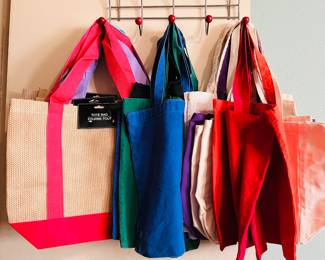 Blank DIY craft tote bags 